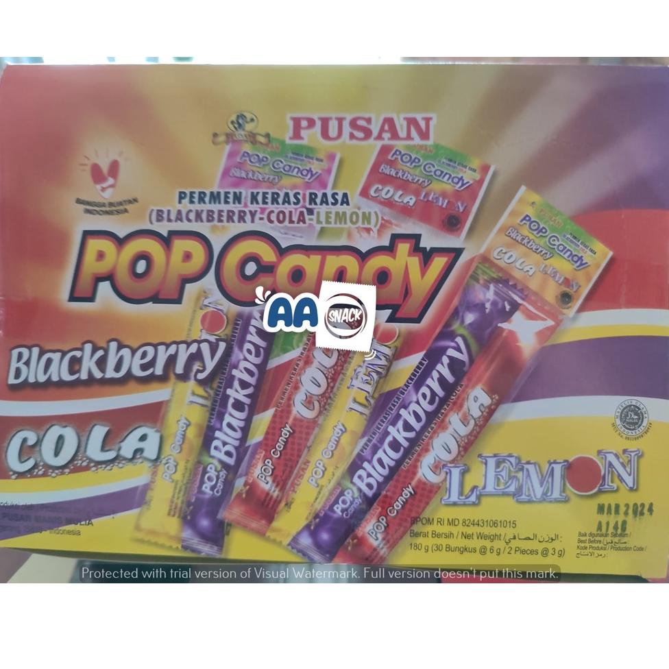 

DISCOUNT !! PERMEN PUSAN POP CANDY ISI 30 X 6 GRAM [KODE 48]