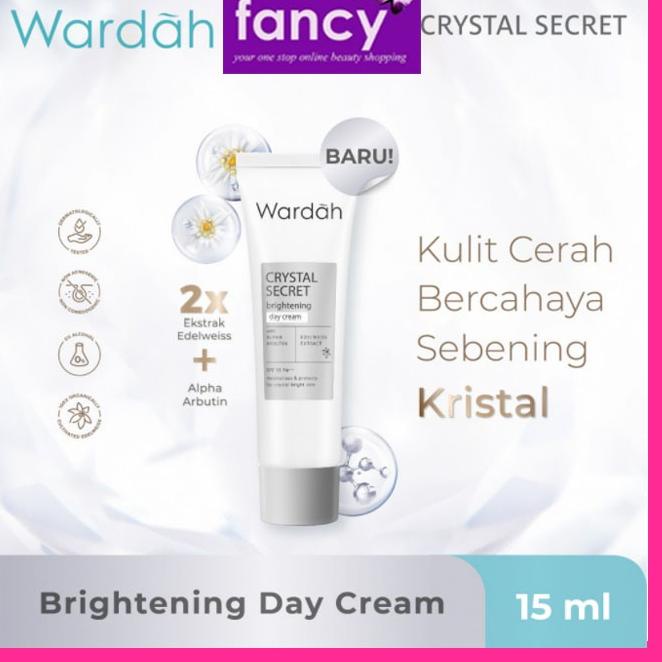 DISCOUNT  WARDAH CRYSTAL SECRET DAY CREAM 15ml / 9ml (White Secret) [KODE 233]