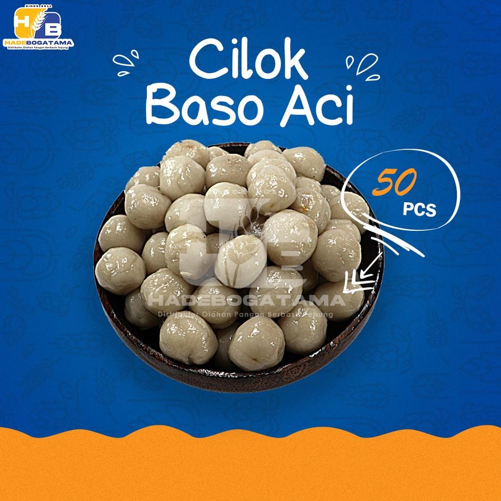 

DISCOUNT !! Cilok Baso Aci 50 Buah (BKS) Boci Topping Baso Aci / Baso Aci [KODE 69]