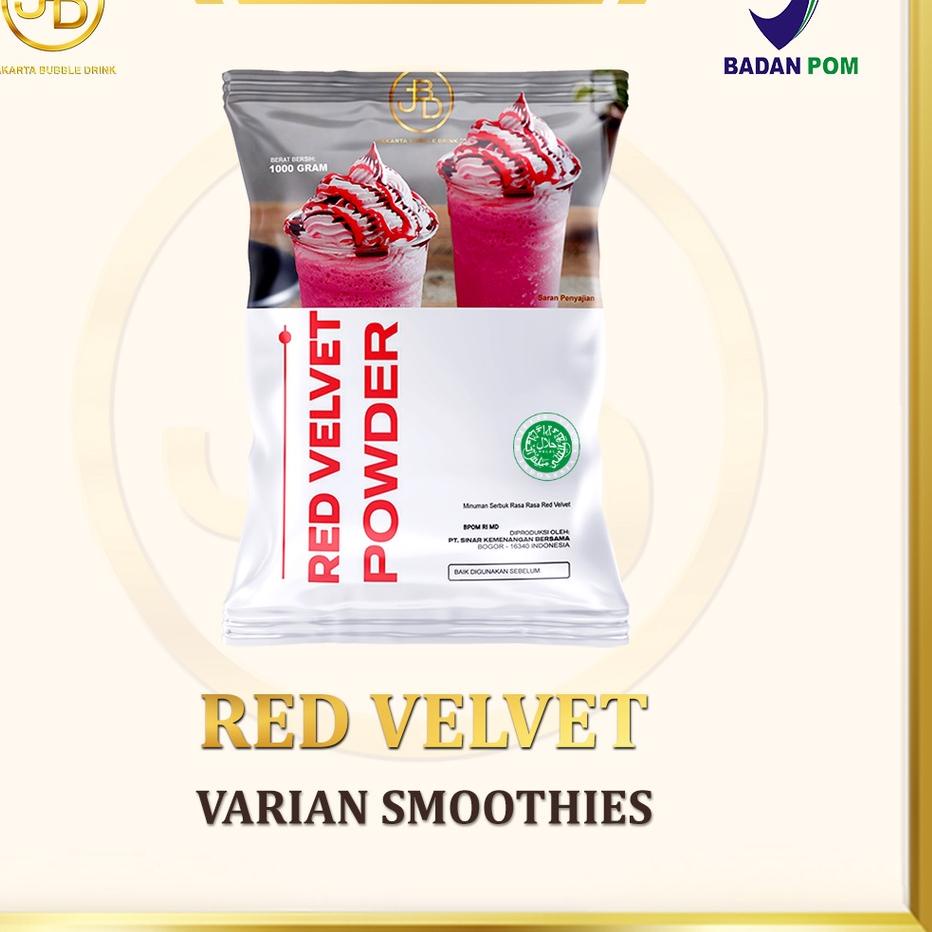 

Limited | HJ6 | Bubuk Minuman RED VELVET -Jakarta Bubble Drink | BPOM&HALAL