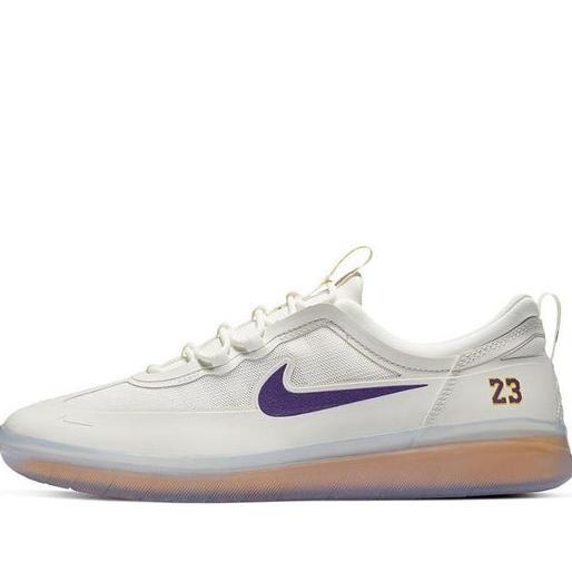 Sepatu Skateboard Casual Nike SB Nyjah Lakers 23 High Premium Quality