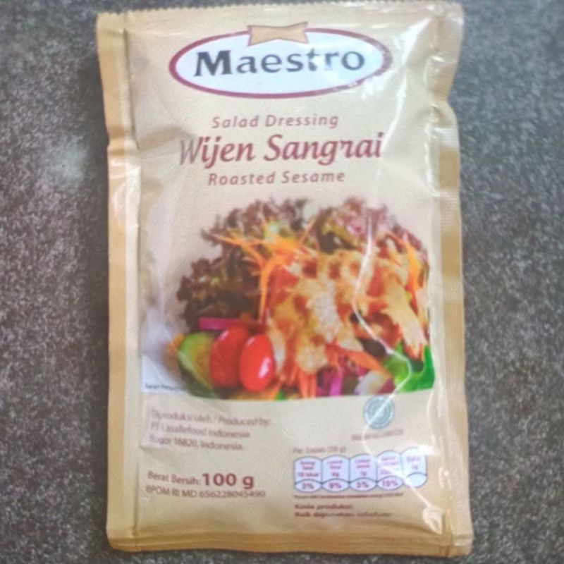 

Maestro Mayonais Wijen Sangrai 100 gram