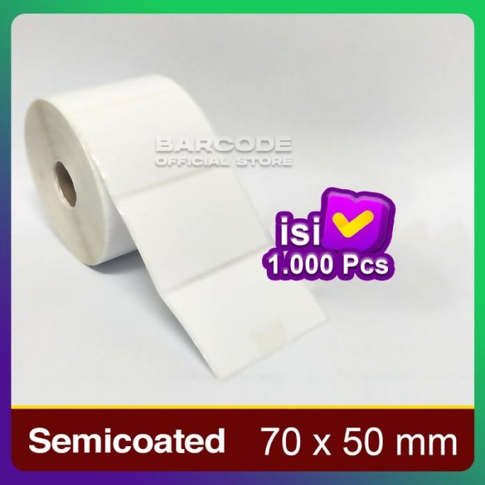 

Terlaris Label Barcode 70 X 50 (1 Line) Kertas Sticker Label Semicoated 70X50