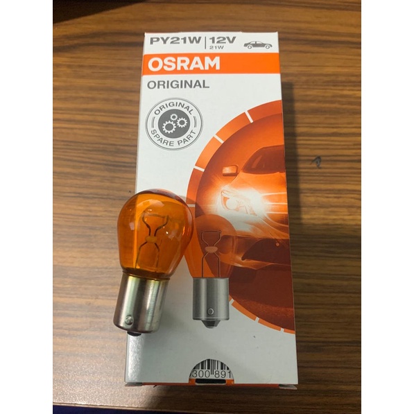 Bohlam lampu sein depan / belakang brio RS 2016- PY21W 12V 21W Osram