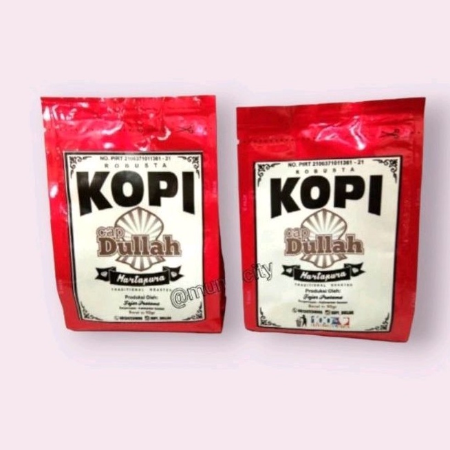 

Kopi Bubuk Robusta Martapura Cap Dullah - Kemasan Kecil