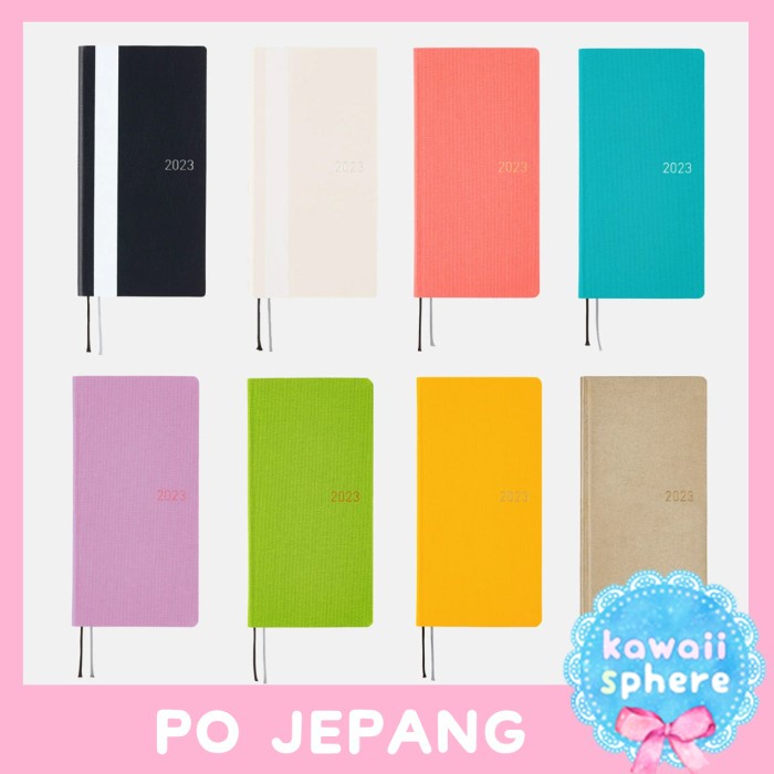 

BAYAR DITEMPAT Hobonichi Techo 2023 Weeks Colors /White Line Series Hobonichi 2023 /BUKU TULIS