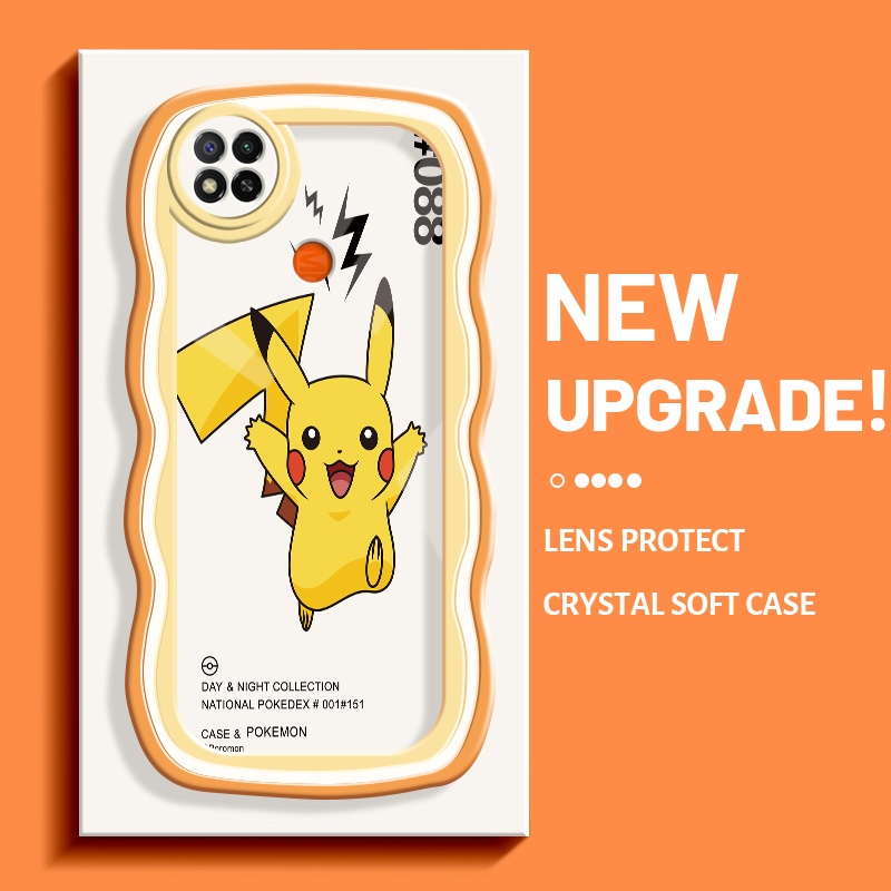 Casing Ponsel untuk Xiaomi Redmi 9C NFC Redmi 8 9A 10C 8A 9T Casing kamera transparan kreatif case h