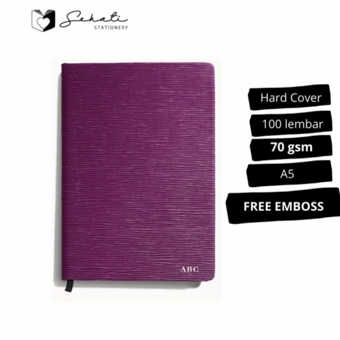 

TERLARIS FREE CUSTOM NAMA - notebook / leather notebook / buku catatan / agenda /BUKU TULIS