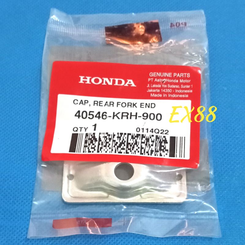 PLAT TUTUP COVER ANTING SETELAN STELAN RANTAI / SWING ARM / LENGAN AYUN CRF 150 L ORIGINAL AHM ASLI 