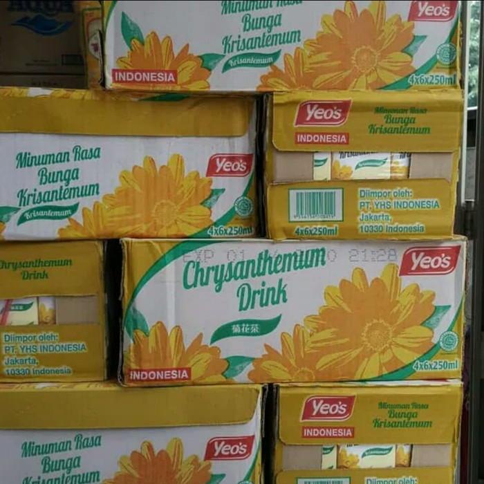 

yeos chrysanthemum drink tea @dus isi 24 kotak