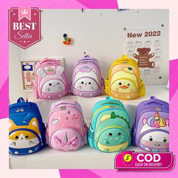 Tas Import Ori Korea Zm Baby/Tas Sekolah Sd Smp Sma Kuliah Import Korea/Tas Anak Model Korea/Tas Kor