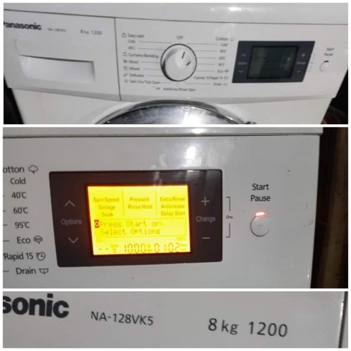Pcb Modul Mesin Cuci Panasonic Na 128Vk5 8Kg 1200 Star