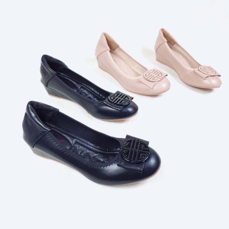 Norvid Sepatu Wedges Wanita Ringan 776-8
