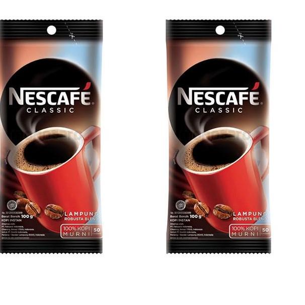 

Promo✔️Nescafe Classic Kopi Hitam Instan Pouch 100 gr