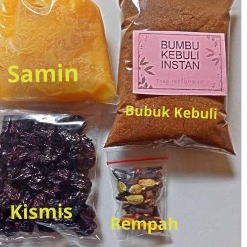 

Terbaru✅⭐BUMBU KEBULI KOMPLIT MINYAK SAMIN KISMIS DAN REMPAH