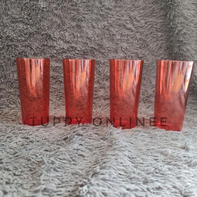 Tupperware Clear Tumbler (4Pcs Atau 2Pcs) Gelas Kristal Tupperware