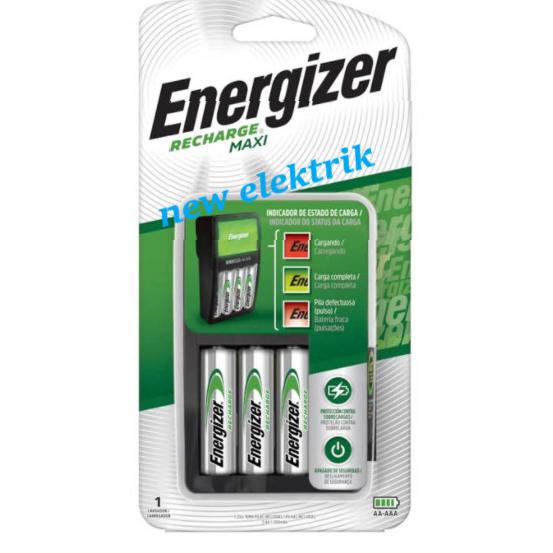 Charger Baterai Energizer Chvcm Aa 2000 Mah W/ 4 Baterai Aa