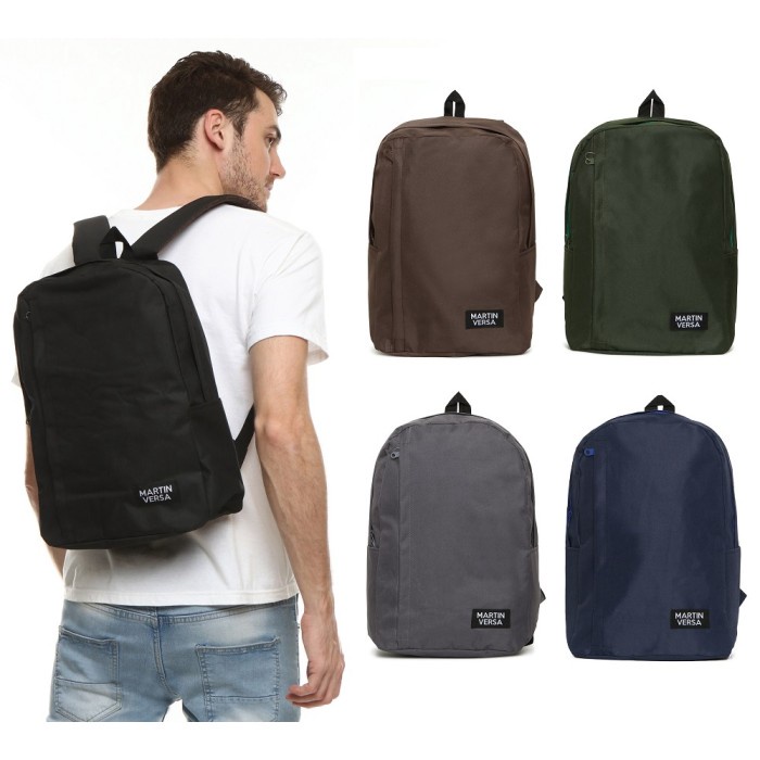 Tas ransel Martin Versa Tas Ransel Kanvas Pria TR18 - Mens Everyday Backpack Canv(N8R4) tas pria ran