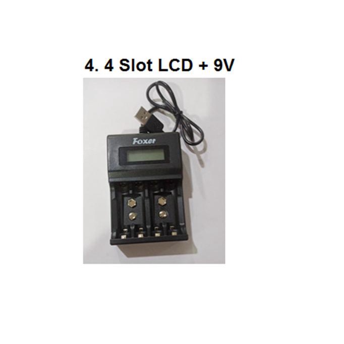 Charger Cager Cas Foxer Baterai Aa A2 , Aaa A3 Rechargeable