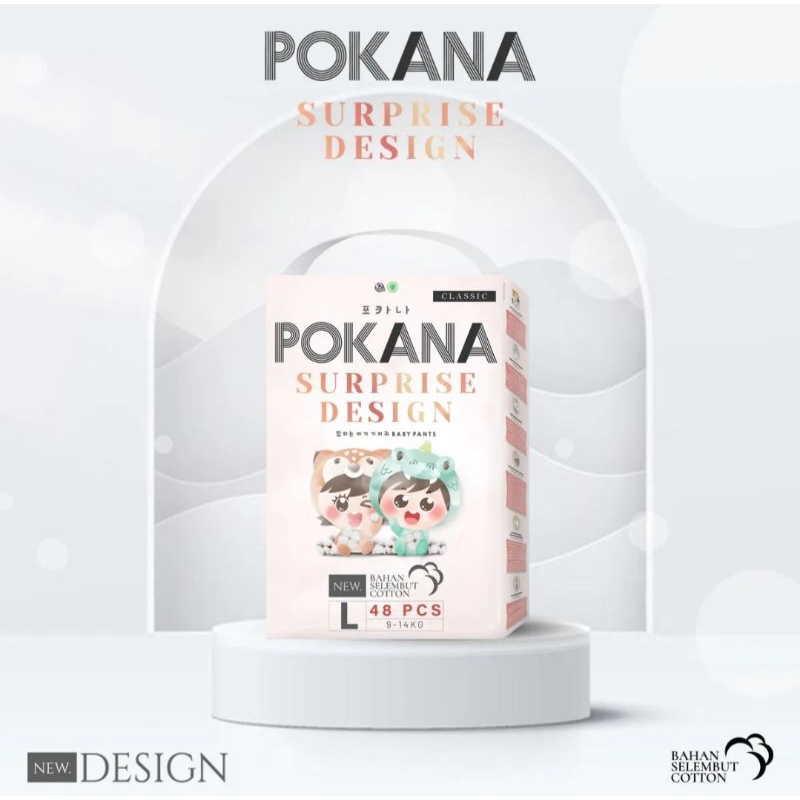 Pokana Pants Surprise Design L48 | Popok Pokana L 48