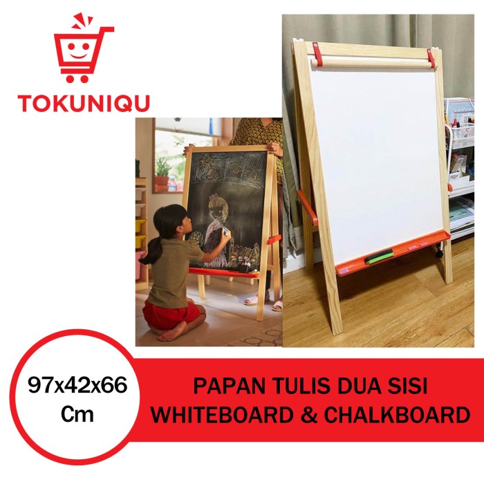 

Terlaris Papan Tulis Anak Blackboard Dan Whiteboard 2 In 1 Bolak Balik Mla