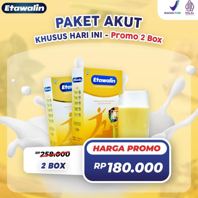 

Paket Sehat 2 Box Susu Bubuk Etawalin Atasi Nyeri Sendi ---NEW---