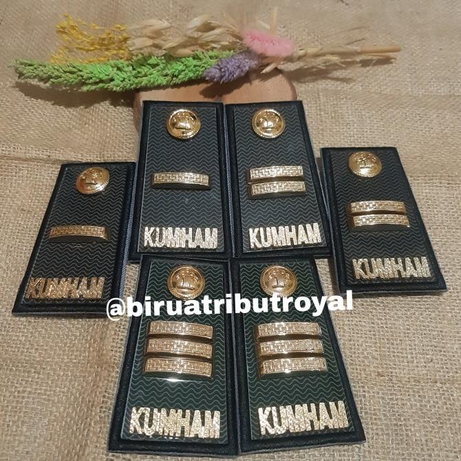 Pangkat Pdh Akrilik 3A , 3B , 3C Kumham Terbaru - Kemenkum