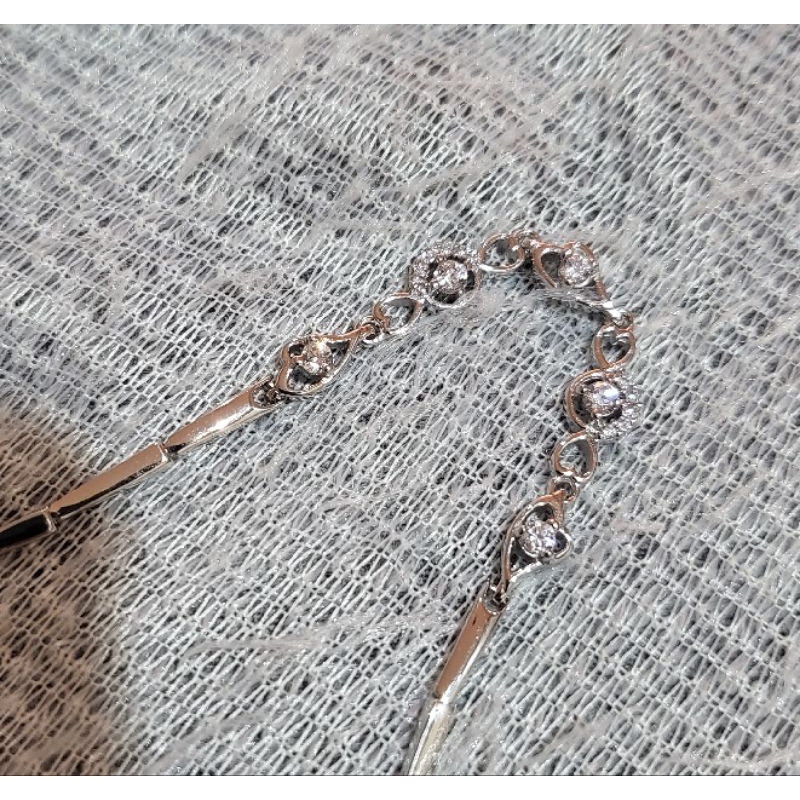 Essen rong Gelang Perak Hati ke Hati gelang tangan murah/accecories/gelang silver/acc