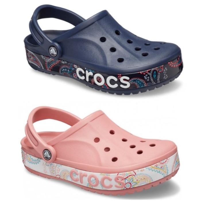 Terlaris Sandal Crocs Bayaband Bandana Print Clog Bayaband Graphic Pria Wanita