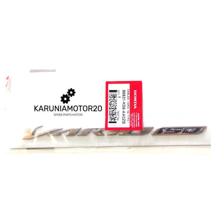 Terlaris Emblem Body Vario 150 Esp Gold Original Ahm 86831-K59-Aa0Zb