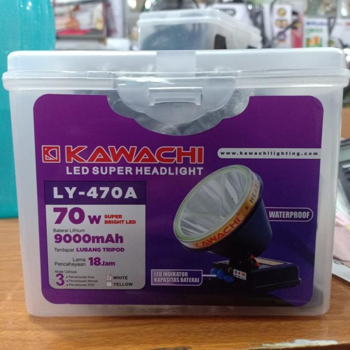 HEADLAMP SENTER KEPALA KAWACHI 70W WATERPROOF 70 WATT 470