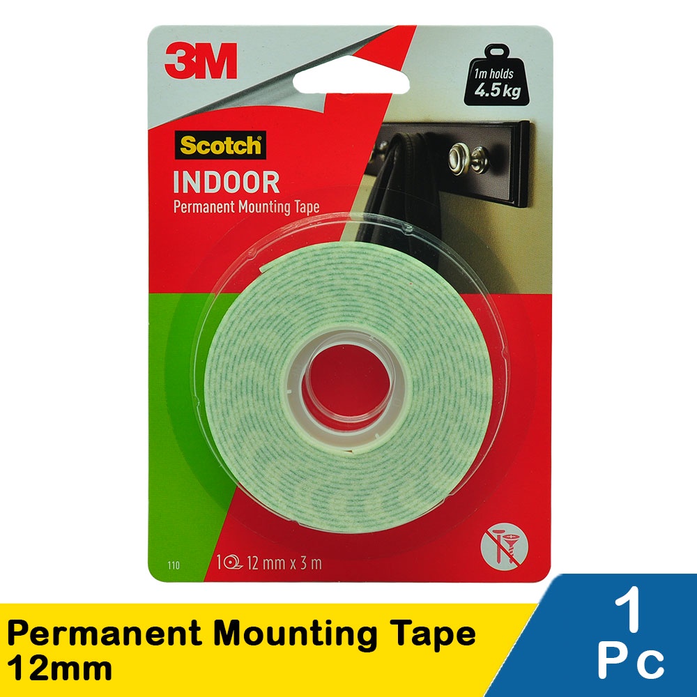 

Scotch Permanent Mounting Tape 12mm