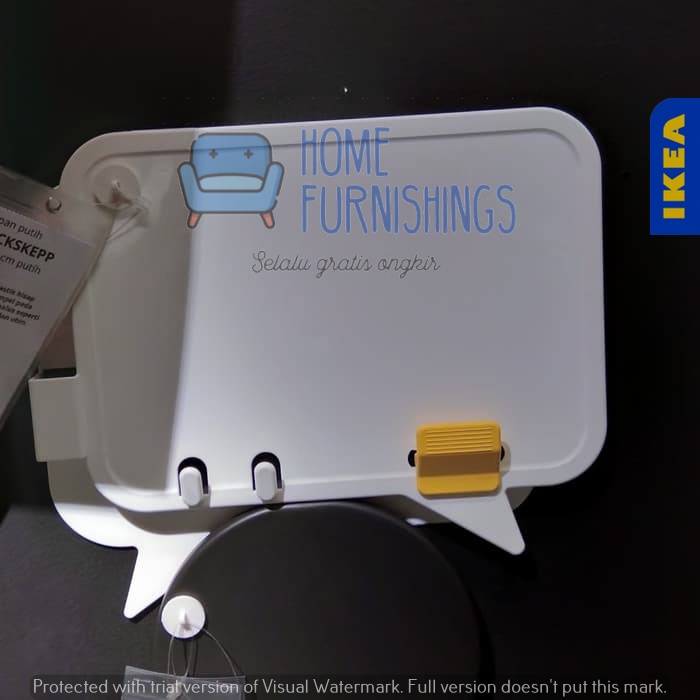 

Lackskepp Papan Whiteboard Putih 27X24Cm With Suction Cup