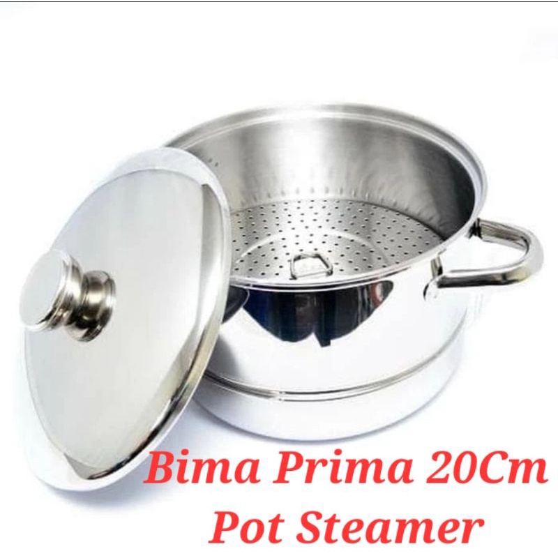 BIMA PRIMA 20 CM PANCI STAINLESS KUKUS STEAM