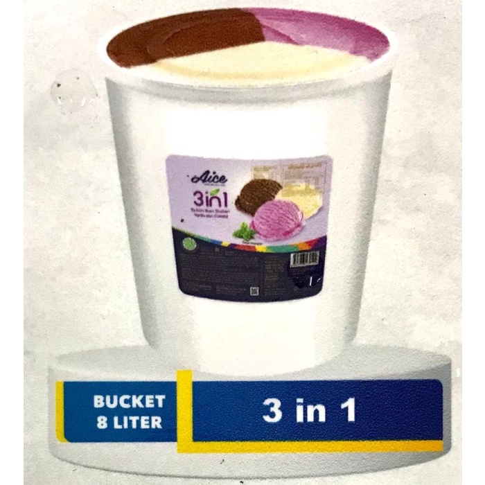 Terlaris Aice 3In1 Bucket Es Krim Ember 8L Es Krim
