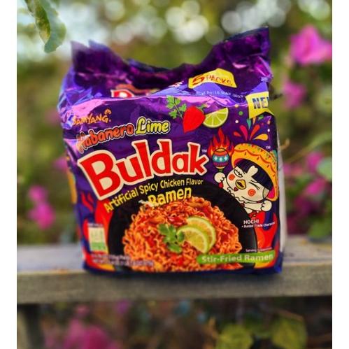 

Samyang Buldak Halal Korea (Hot Pepper, Creamy Carbonara, Quattro Cheese, Habanero Lime, Rose, Corn)