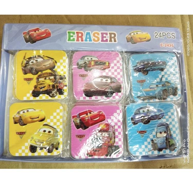 

Price Diskon☼ penghapus pensil motif cars isi 24 pc S07