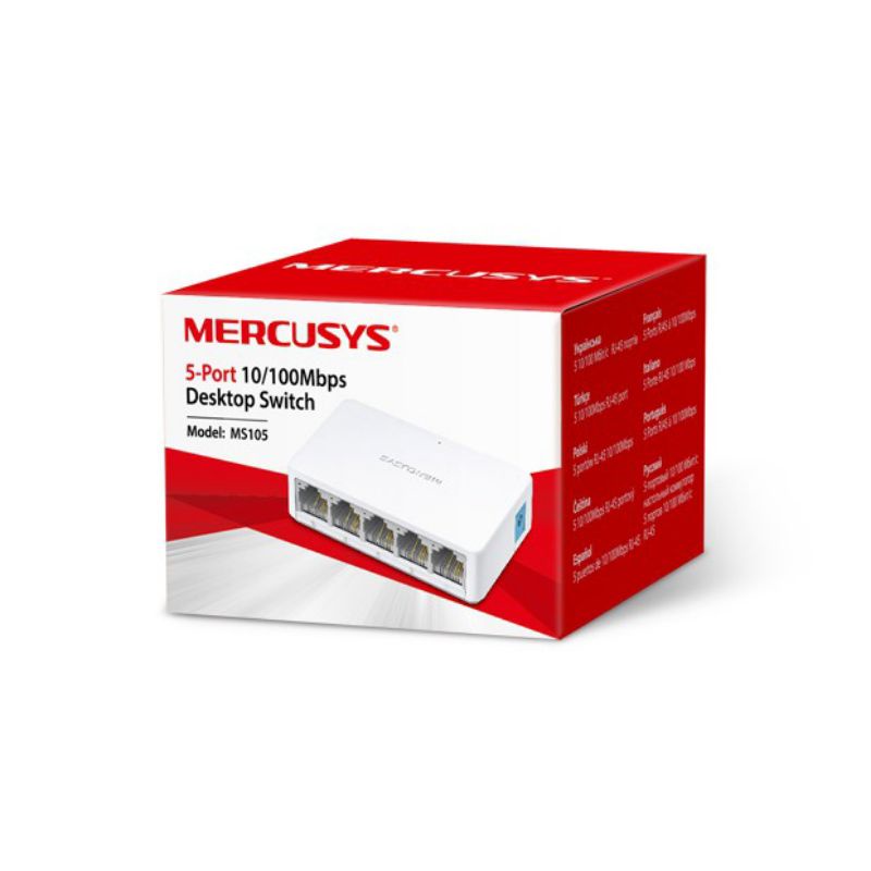 Mercusy MS105 5port 10/100 Mbps Desctop switch Mercusy