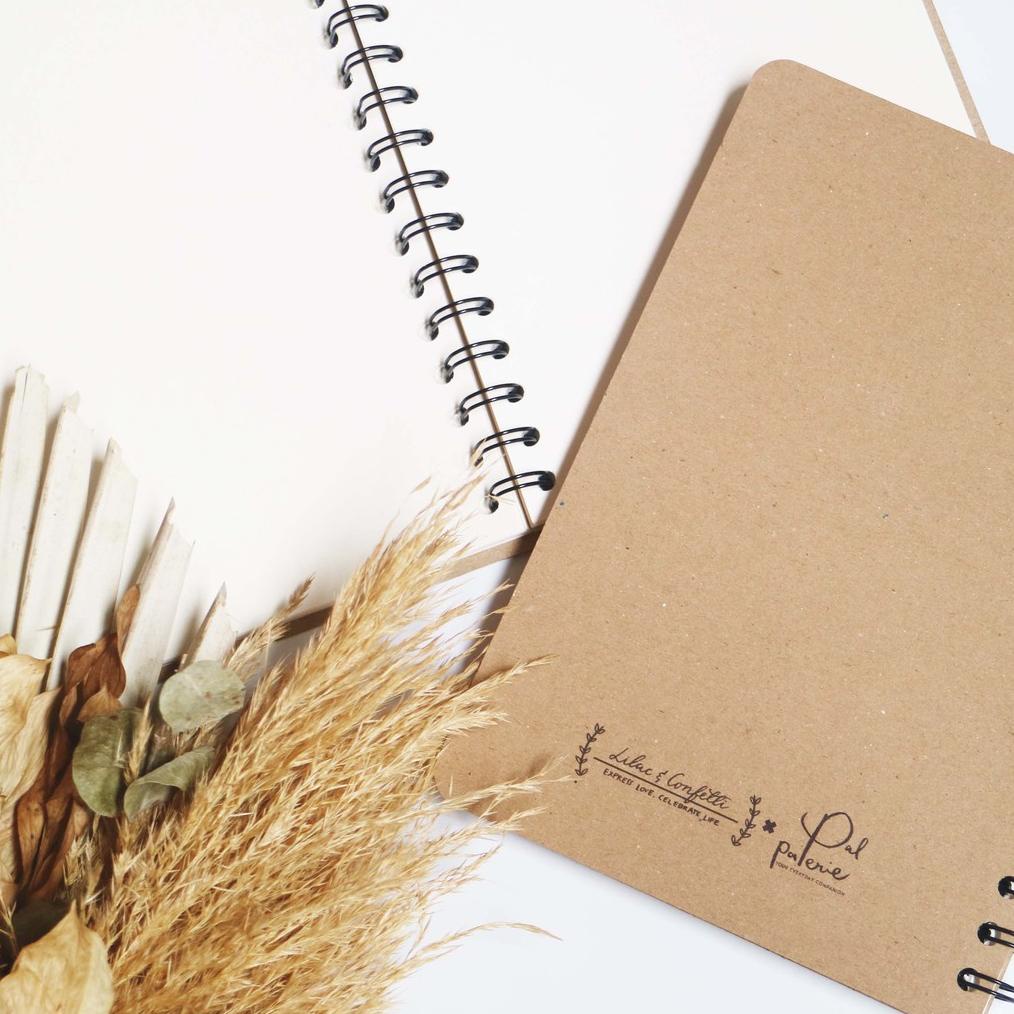 

LILAC AND CONFETTI NOTEBOOK A5 / BUKU CATATAN .