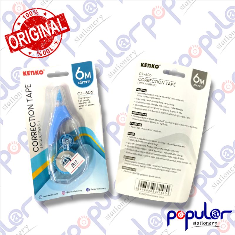 

Tip Ex Roll Kenko CT 606