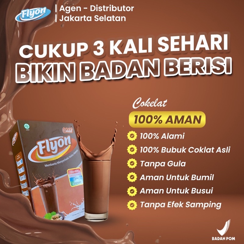 Flyon Susu Penggemuk Badan Penambah Berat Badan