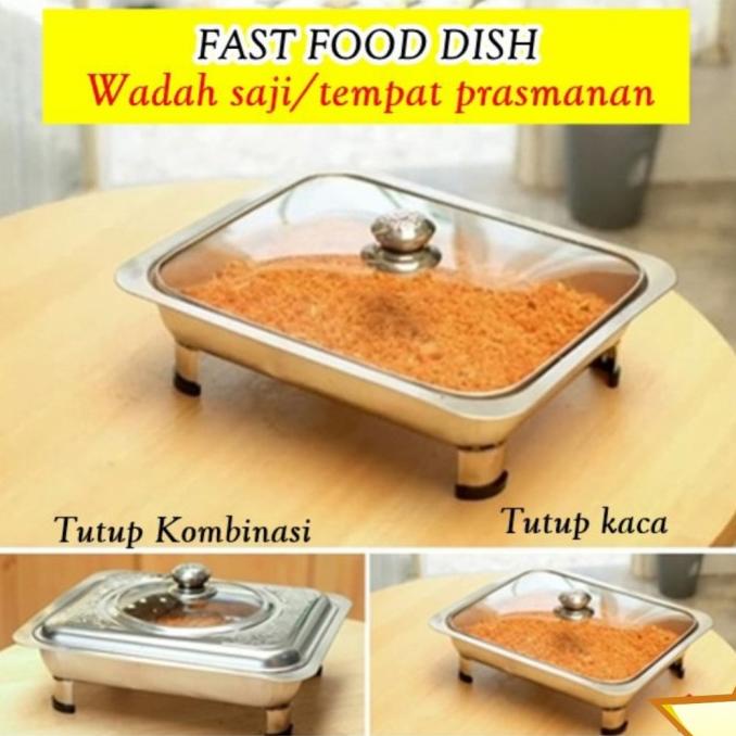 WADAH SAJI TEMPAT MAKAN PRASMANAN STAINLESS
