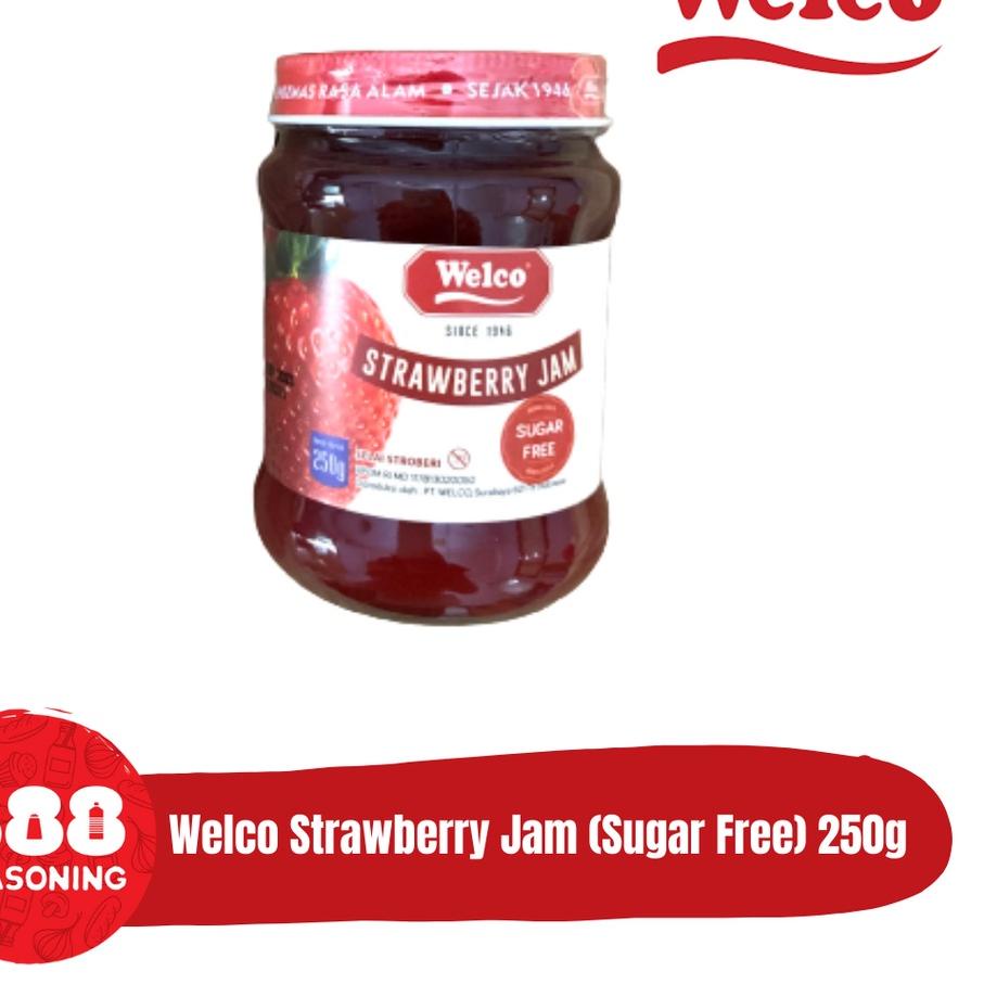 

Termurah | TD4 | WELCO STRAWBERRY JAM (Selai Stoberi) SUGAR FREE 250g