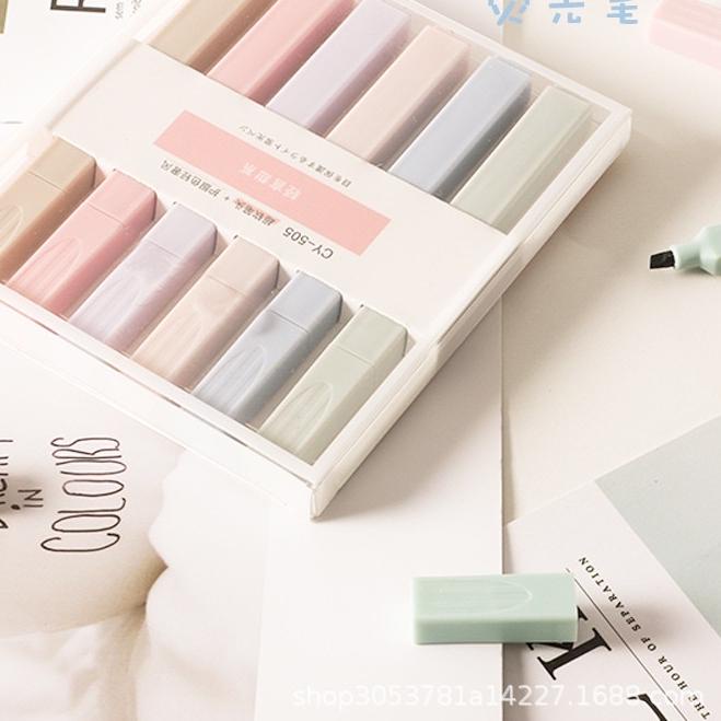 

Promo | KP8 | 1 Set Highlighter 6PCS Warna Pastel / Aesthetic Highlighter