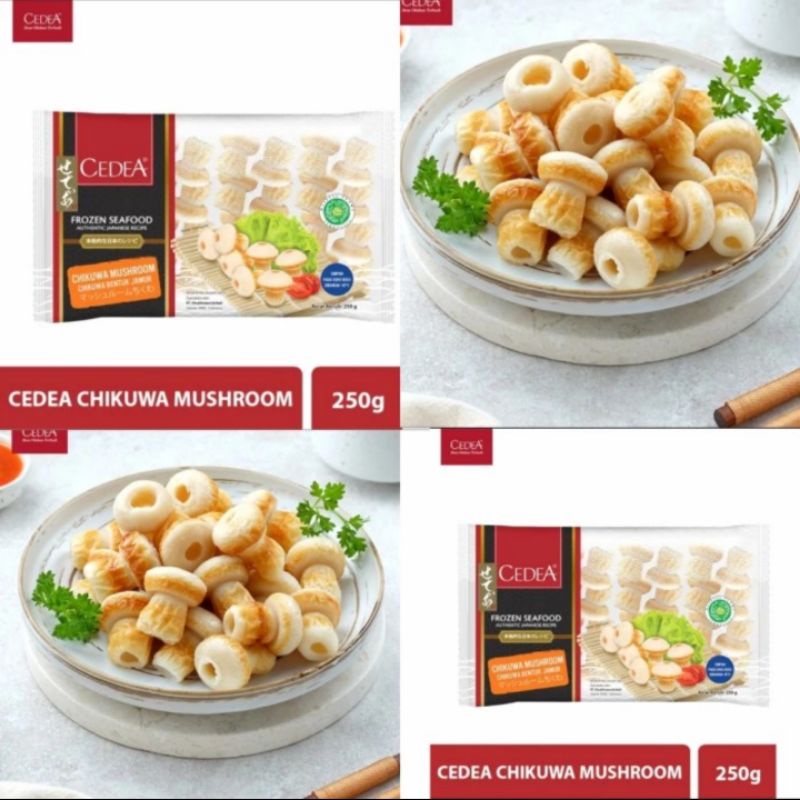 

Cedea chikuwa mushroom 250gr chikuwa bentuk jamur