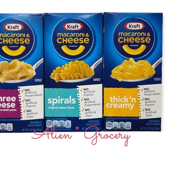 

Discount | KI3 | PROMO!!!! KRAFT Mac Macaroni and Cheese Three Spirals Thick n Creamy 156gr 206gr