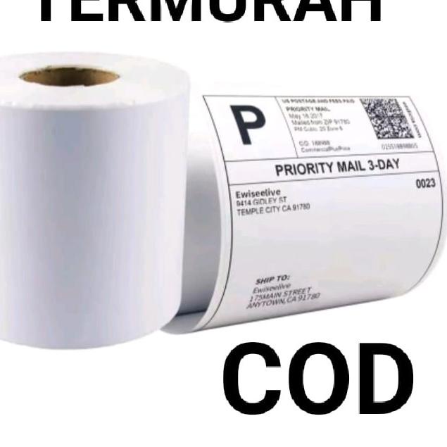 

Sale 6.6 | HJ6 | Kertas Thermal Label Barcode 100 x 150 mm isi 500 Pcs - 1250 pcs Harga Termurah