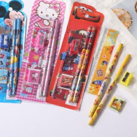 

Termurah | HJ6 | Stationery Set 5 in 1 / Paket Alat Tulis Anak / Set Alat Tulis Murah / Souvenir Anak