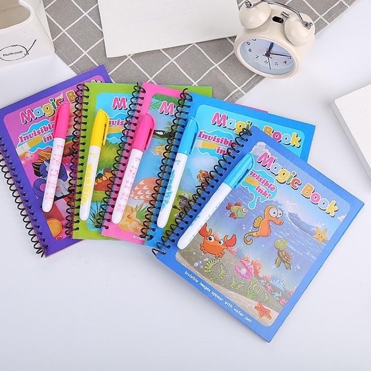 

Terbaru | TD4 | Magic Water Drawing Book Buku Gambar Mewarnai Buku Warna Mainan Edukasi Anak Magic Water Pen P52