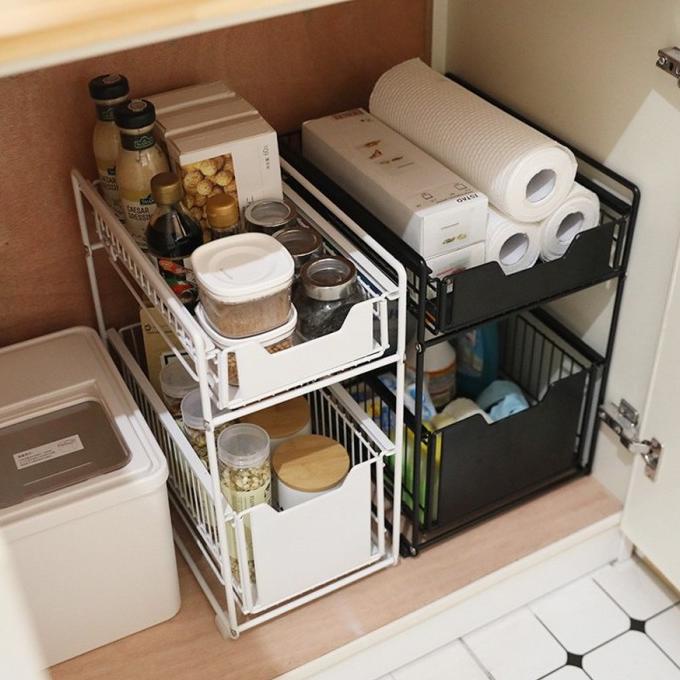 rak dapur bawah wastafel kolong kabinet lemari kitchen set new